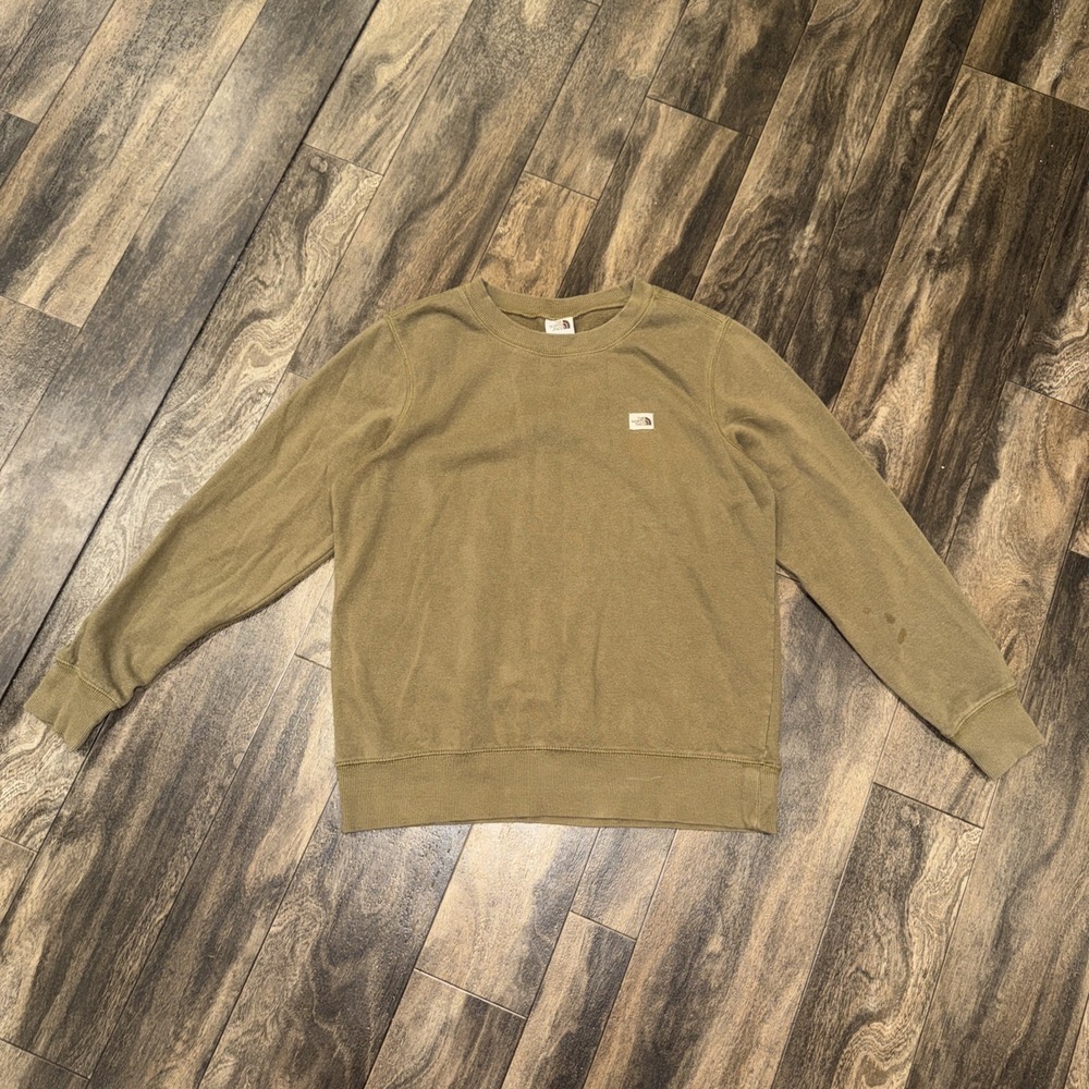 The North Face Women's‎ Green Crewneck Sweater Size M Outdoor Hiking Adventure